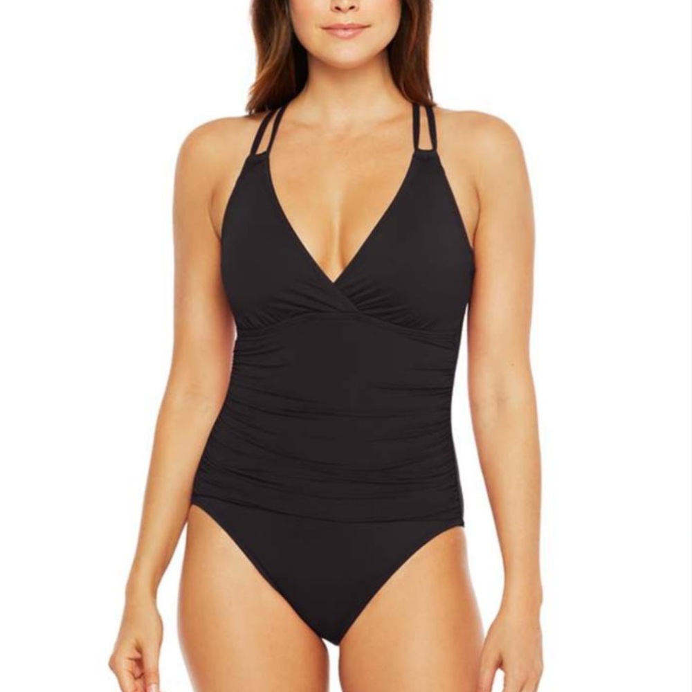 La Blanca One Piece Black Swimsuit